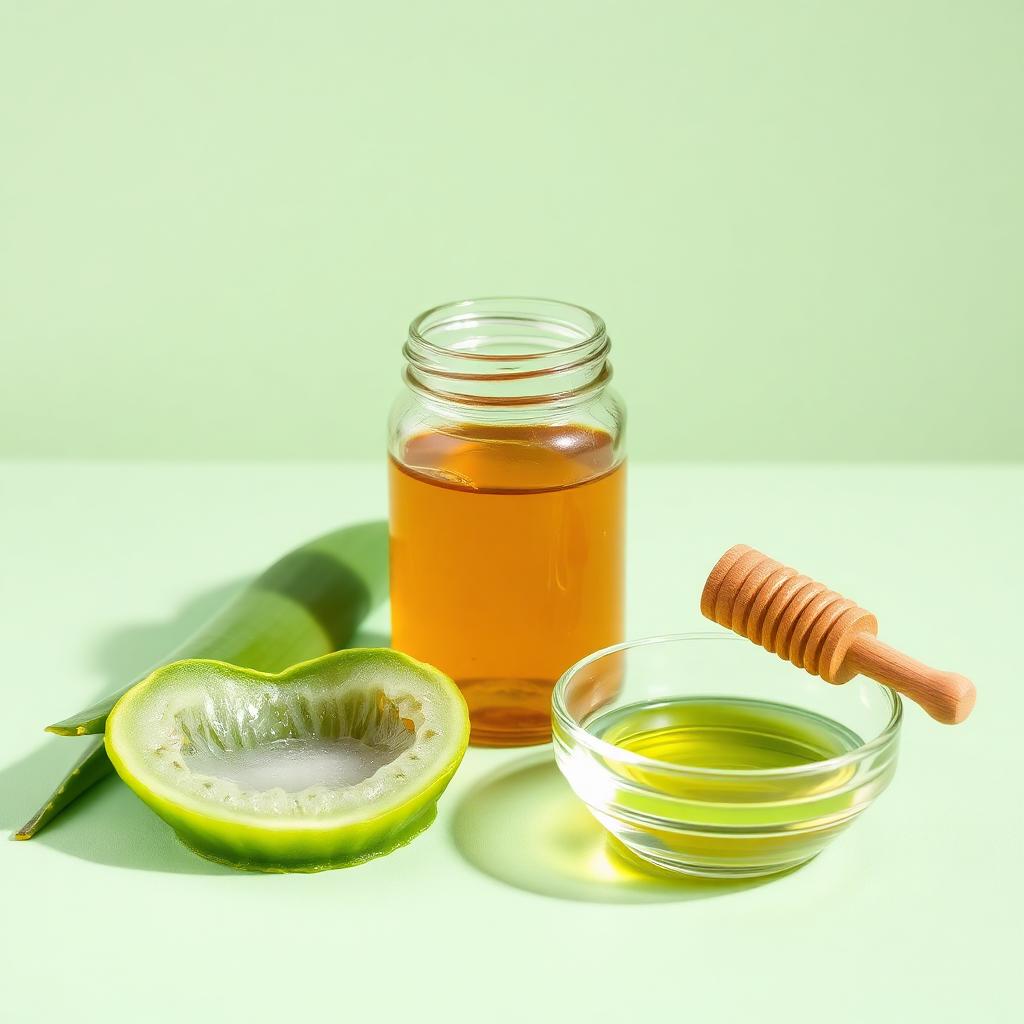 Máscara de Babosa e Mel