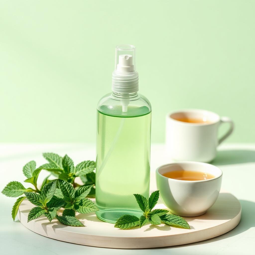 Tônico de Chá Verde e Hortelã